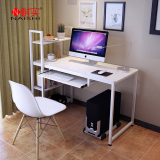 耐实电脑桌台式家用简约现代办公桌简易书桌书架组合桌笔记本桌子