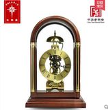 北极星钟表座钟 欧式现代机械小台钟实木钟复古创意摆件床头钟