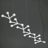 简约现代创意繁星LED吊灯工程装饰灯办公室客厅服装店长形吊灯