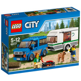 3月新品乐高城市系列60117大篷车与露营车LEGO CITY 积木玩具拼插