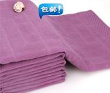 紫色外贸出口原单纯棉布艺毛巾毯 毛巾被纯棉午睡毯沙发巾宜家毯