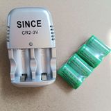 【逆光037】CR2/3V 充电电池 引闪器/测距仪（四电一充）电池套装