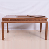 特价红木家具 仿古长方形茶桌 中式实木茶桌茶台 鸡翅木泡茶桌