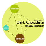 A1法式深烘焙黑巧克力拼配意式浓缩咖啡豆新鲜烘焙 可现磨咖啡粉