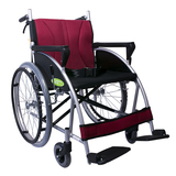 中进手动轮椅 ZA-101KB 航太铝合金轻便可折叠老年残疾人代步车