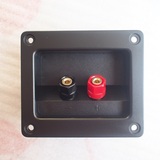 接线盒 音箱接线盒 开孔78*58mm ABS料环保镀金接线盒 适合4~6寸