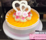 丹东本地订好利来生日蛋糕【翻糖蛋糕-华年美寿】水果祝寿桃蛋糕