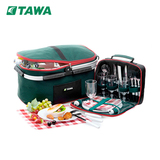 TAWA野餐包 野餐篮 野营餐具套装 烧烤包 车载保温箱 折叠购物篮