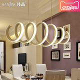 后现代简约客厅led餐厅吊灯大气艺术创意个性调光餐桌灯饭厅灯具