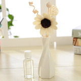 LF016 向日葵香薰条藤香精香料扭扭瓶陶瓷花瓶净化空气房间除臭