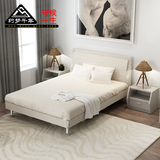 约梦千年 板式床简约现代 卧室成套家具 双人床1.5/1.8米+床头柜
