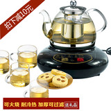 耐高温玻璃茶壶电磁炉专用电加热花茶具304不锈钢过滤煮茶直火壶