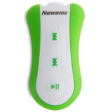 纽曼防水MP3播放器B100F运动跑步型游泳潜水水下8级防水夹子