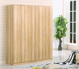宜家简约现代卧室实木自由组装特价两门三门四门超大储藏大衣柜