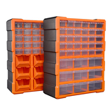 宇抽屉式塑料零件盒元件盒配件盒分类盒柜螺丝盒工具收纳箱绿林丹
