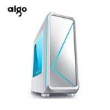箱 电脑机箱Aigo/爱国者 月光宝盒T10 LED灯机箱 办公家用台式机