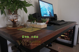 黑胡桃桌面板电脑桌面工作台面酒吧台椅子面板隔板咖啡桌木台面板
