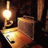 手工定制实木蓝牙音响全频便携无线文艺复古Vintage桌面手提音箱