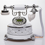 时尚奢华仿古电话机 家用高档欧式电话机座机 复古老式电话机蓝屏