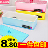 创意家用筷子盒 带盖沥水筷子筒 餐具收纳盒 防尘防霉筷笼 筷子架