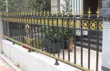 上海铁艺围栏防护栏围墙栏杆花园栅栏护栏欧式铁艺围栏铸铁围栏