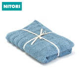日本NITORI 进口埃及棉浴巾 全棉吸水 21支纱股线 超厚毛圈耐用