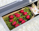 情人节红玫瑰鲜花礼盒同城速递全国苏州上海北京南京成都杭州送花
