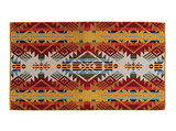 绒毯床上用品毯子毛毯印第安图腾毯经典休闲羊毛优等品几何图案