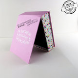 礼物包装盒 面膜衣服精油瓶包装礼盒 长方形 韩式时尚爱心礼品盒