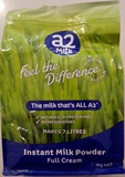 澳洲直邮A2袋装奶粉1kg高钙全脂无添加儿童学生孕妇老人适用