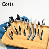 英国costa 牛排刀叉子冰激凌勺子创意西餐具 套装 欧式不锈钢餐刀