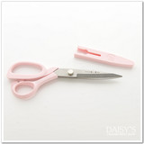 菊家 缝纫工具 优质剪刀 粉色剪刀 张小泉轻便缝纫剪刀 带保护套