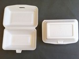 一次性发泡单格饭盒/外卖快餐打包泡沫餐盒环保方盒餐具批发