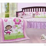 外贸卡特婴儿床品春暖花开女童套件宝宝床上用品套装床围被子床笠