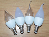 LED塑料尖泡外壳LED尖泡灯外壳LED尖泡外壳套件LED灯壳批发