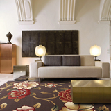 客厅卧室高档家用别墅地毯富贵牡丹花开时尚婚庆欧洲流行现代