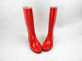 时尚女式橡胶雨靴外贸原单尾单雨鞋法国知名品牌大码女鞋高个子水