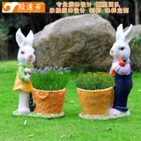 花园摆件装饰品可爱大兔子园林雕塑别墅庭院景观户外仿真卡通动物