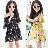 儿童装女童韩版公主连衣裙女孩外贸裙子2016夏装新款3-8岁O A235