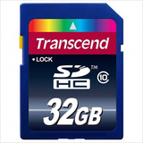 原装创见SD32G Transcend SDHC C10 专业单反相机内存卡SD卡32GB