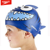 Speedo儿童泳帽 2-6岁宝宝硅胶防水舒适可爱硅胶泳帽男童女正品