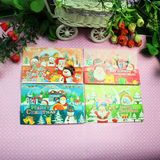 热销韩国创意 儿童圣诞节贺卡批发 特价立体贺卡 小卡片 明信片