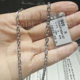 香港代购专柜正品六福珠宝PT999足铂金纯项链男士全国联保有发票