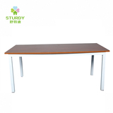 舒特迪办公家具会议桌钢架板式简约现代时尚小型洽谈桌子定制特价