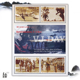 格林纳达二战小全张 二战邮票 外国邮票 全新 二战专题小全张邮票