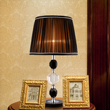 欧式台灯 时尚卧室床头简约现代创意装饰酒店豪华K9水晶台灯具