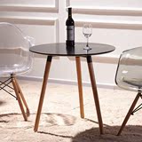 新款北欧创意小圆桌咖啡馆洽谈桌椅组合 现代简约桌子家具