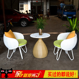 藤椅子茶几三件套 阳台桌椅休闲户外家具 庭院咖啡厅创意仿藤桌椅
