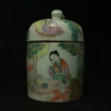 民国粉彩温酒罐  旧货收藏 瓷器  瓷 古董古玩瓷器