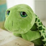 大眼睛绿色乌龟毛绒公仔大号布娃娃可爱玩具创意玩偶海龟生日礼品